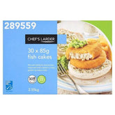 Chefs Larder Fish Cakes 30 x 85g (2.55kg)  Adomoo